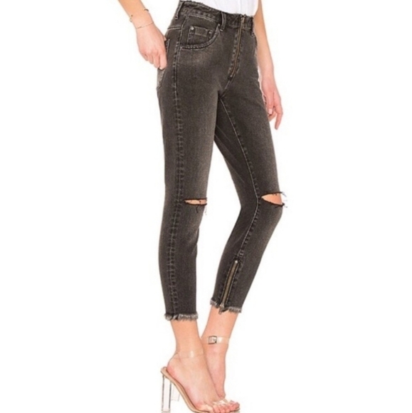 One Teaspoon NWT High Waist Freebird Skinny Jeans - Picture 1 of 10